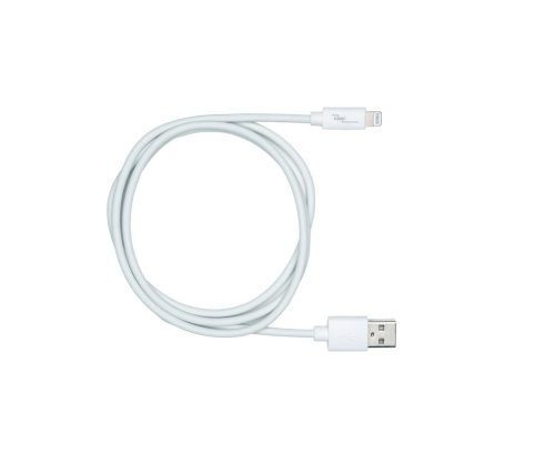 USB A til Lightning-kabel 1 m, hvit, DINIC-boks